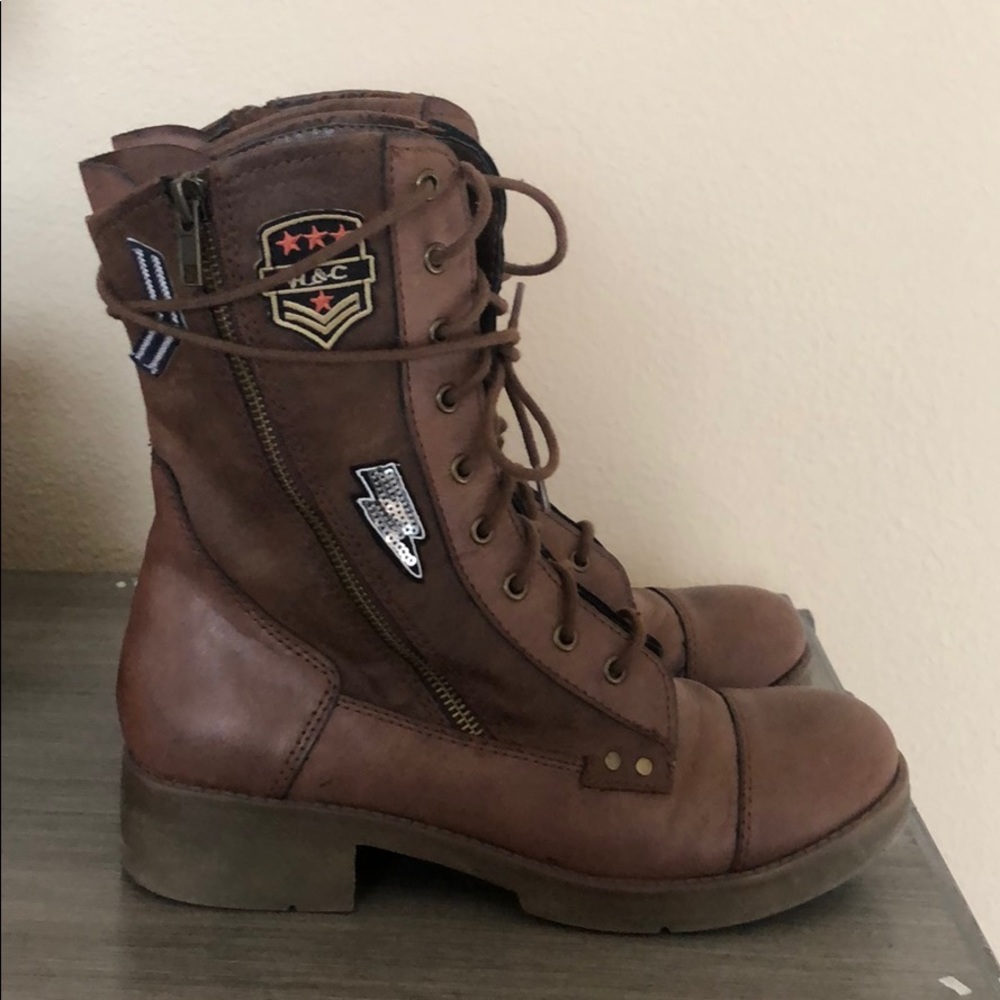 Rock and Candy Combat Boots